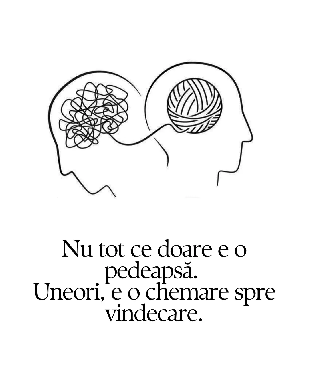 Colaj cu fotografii, ilustrații și mesaje despre sănătate mintală