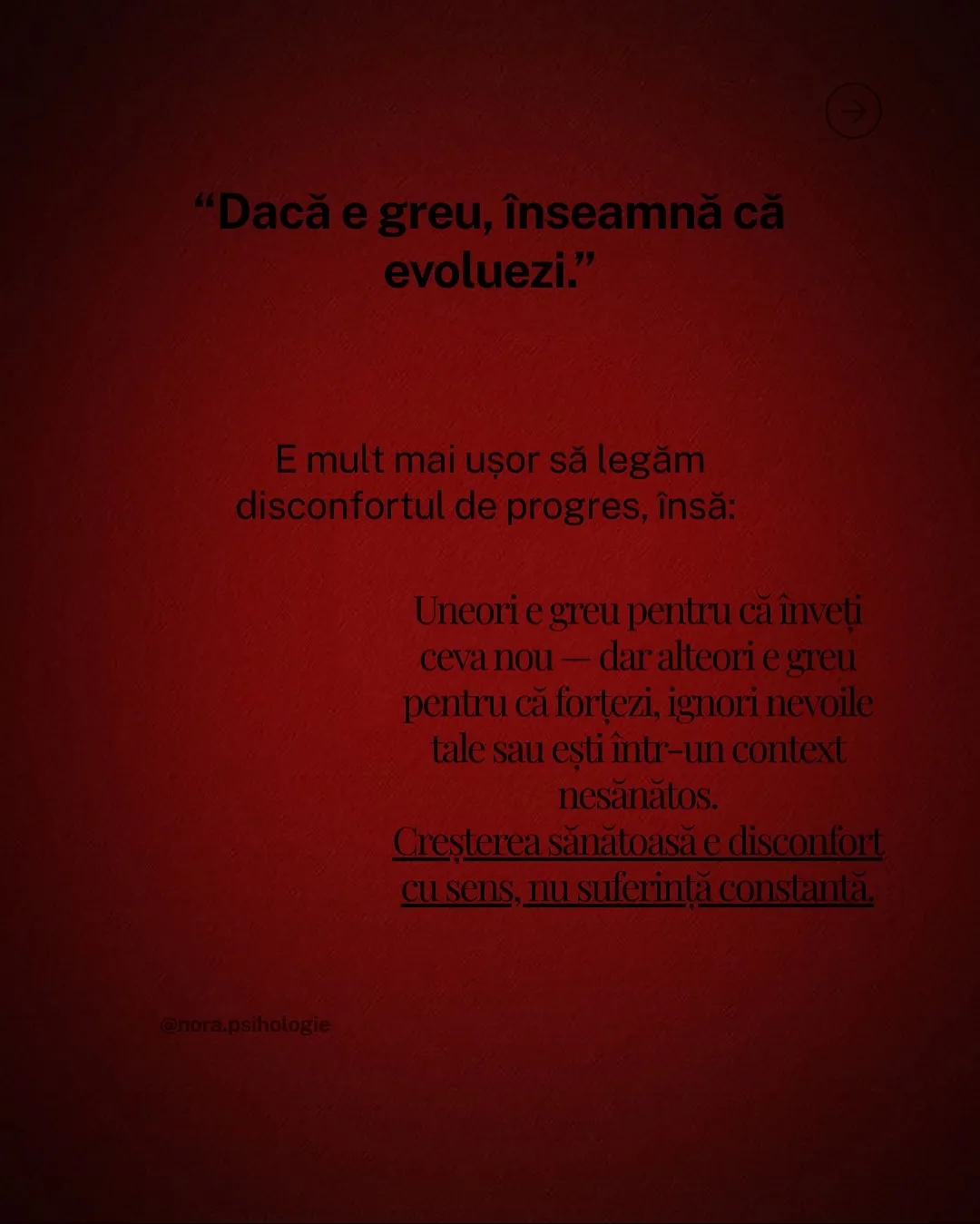 Fotografie cu rodii și grepfrut tăiate, cu textul postării scris peste
