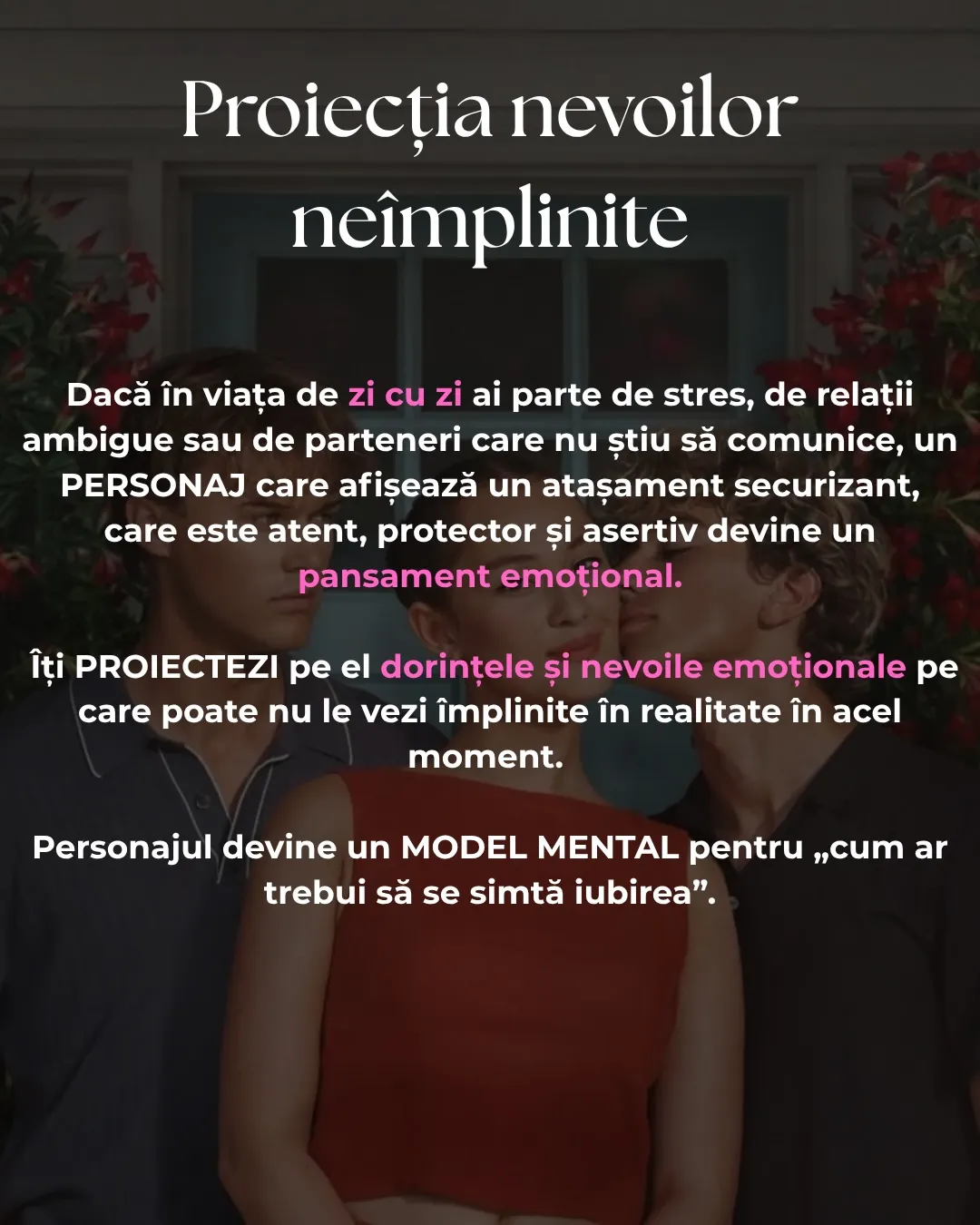 Colaj cu scene din filme și cărți de dragoste, cu titlul postării scris peste