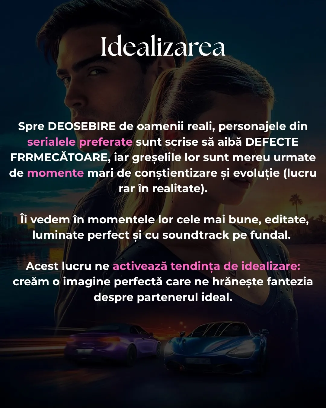 Colaj cu scene din filme și cărți de dragoste, cu titlul postării scris peste